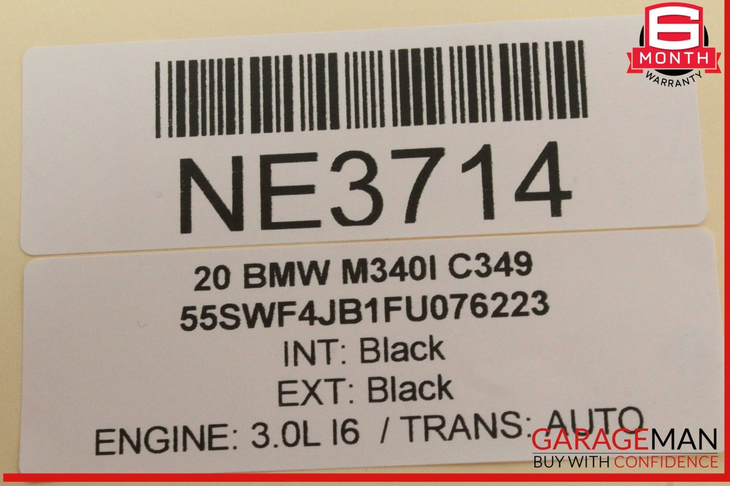 19-24 BMW M340i G20 Rear Left or Right Side Blind Spot Radar Sensor 6899503 OEM