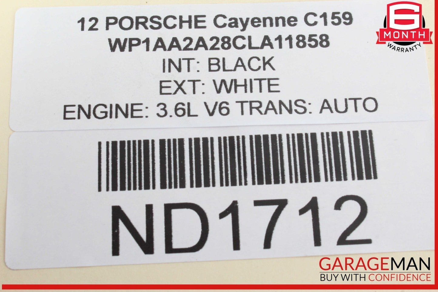 11-18 Porsche Cayenne 958 Engine Alternator Generator 220A OEM