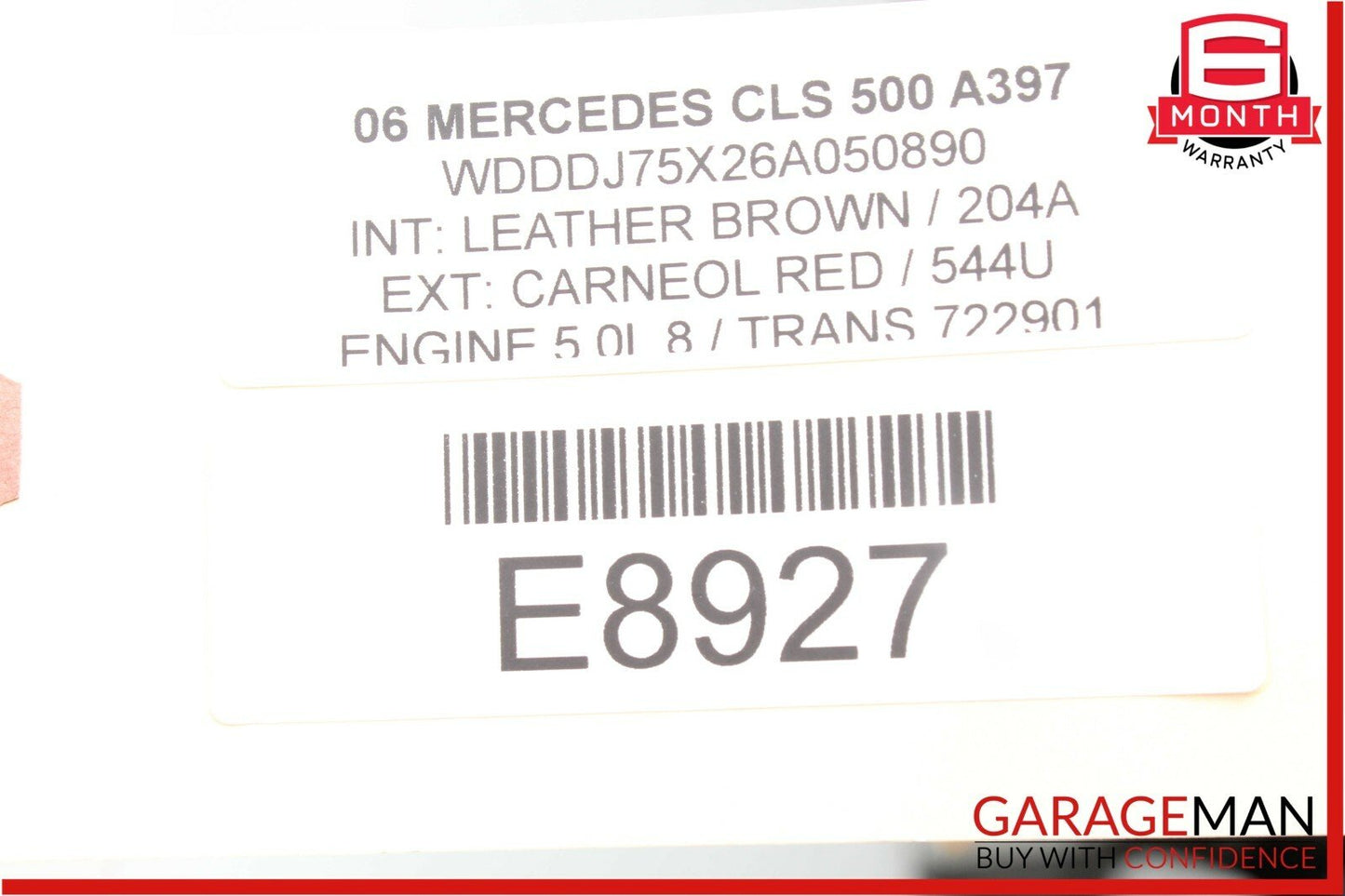 06-11 Mercedes W219 CLS550 CLS500 Rear Right Passenger Door Control Module Unit