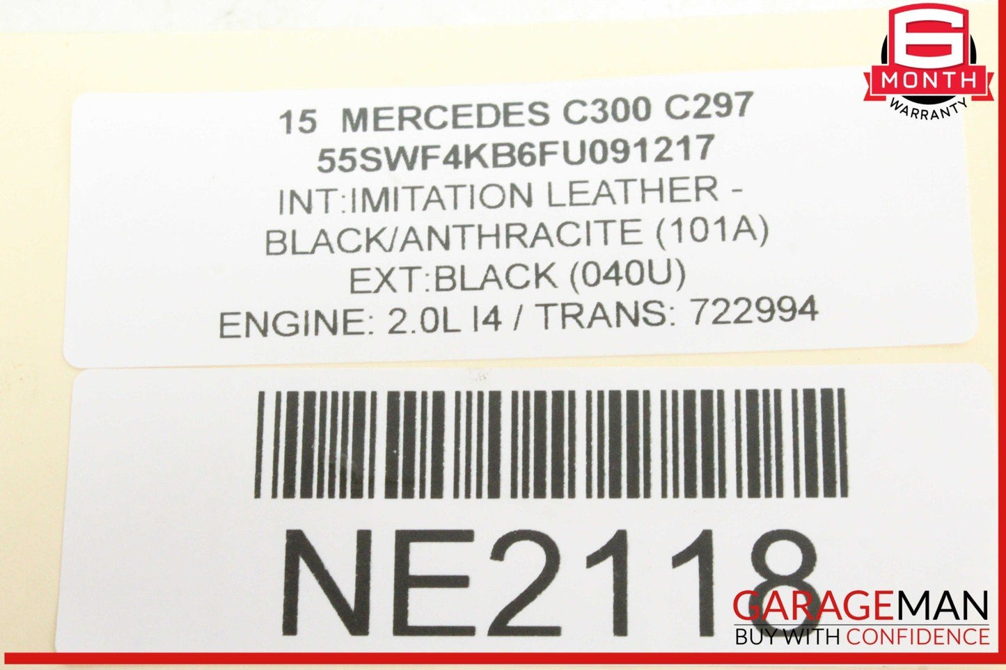 15-20 Mercedes W205 C300 ABS Anti Lock Brake Pump Control Module 2054310000 OEM