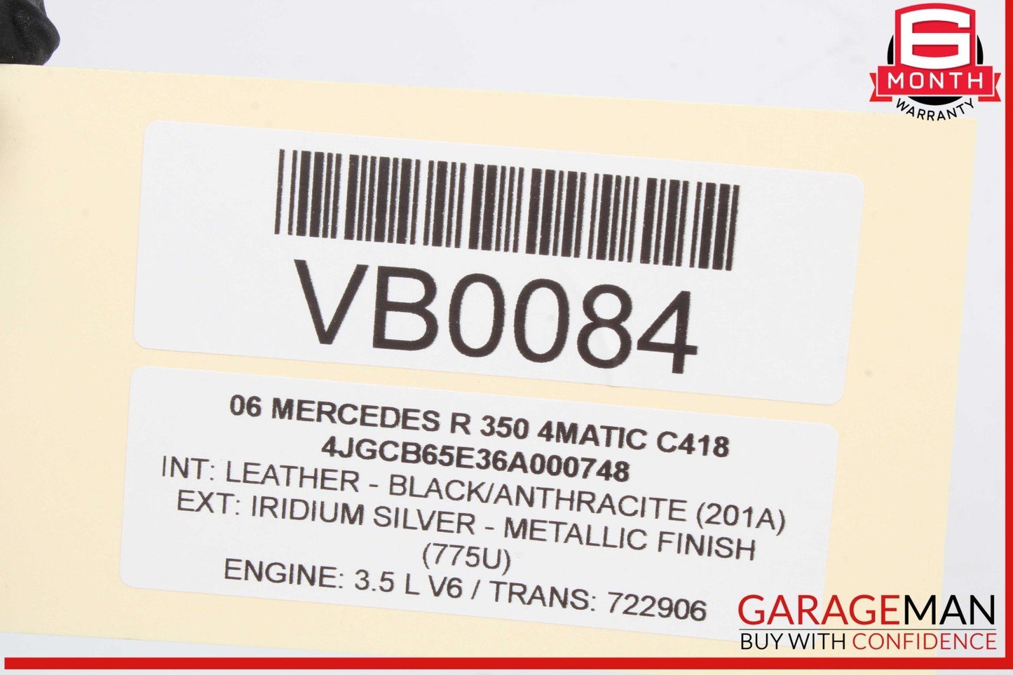 06-13 Mercedes W251 R350 4MATIC Front Right Side Door Control Module Unit OEM
