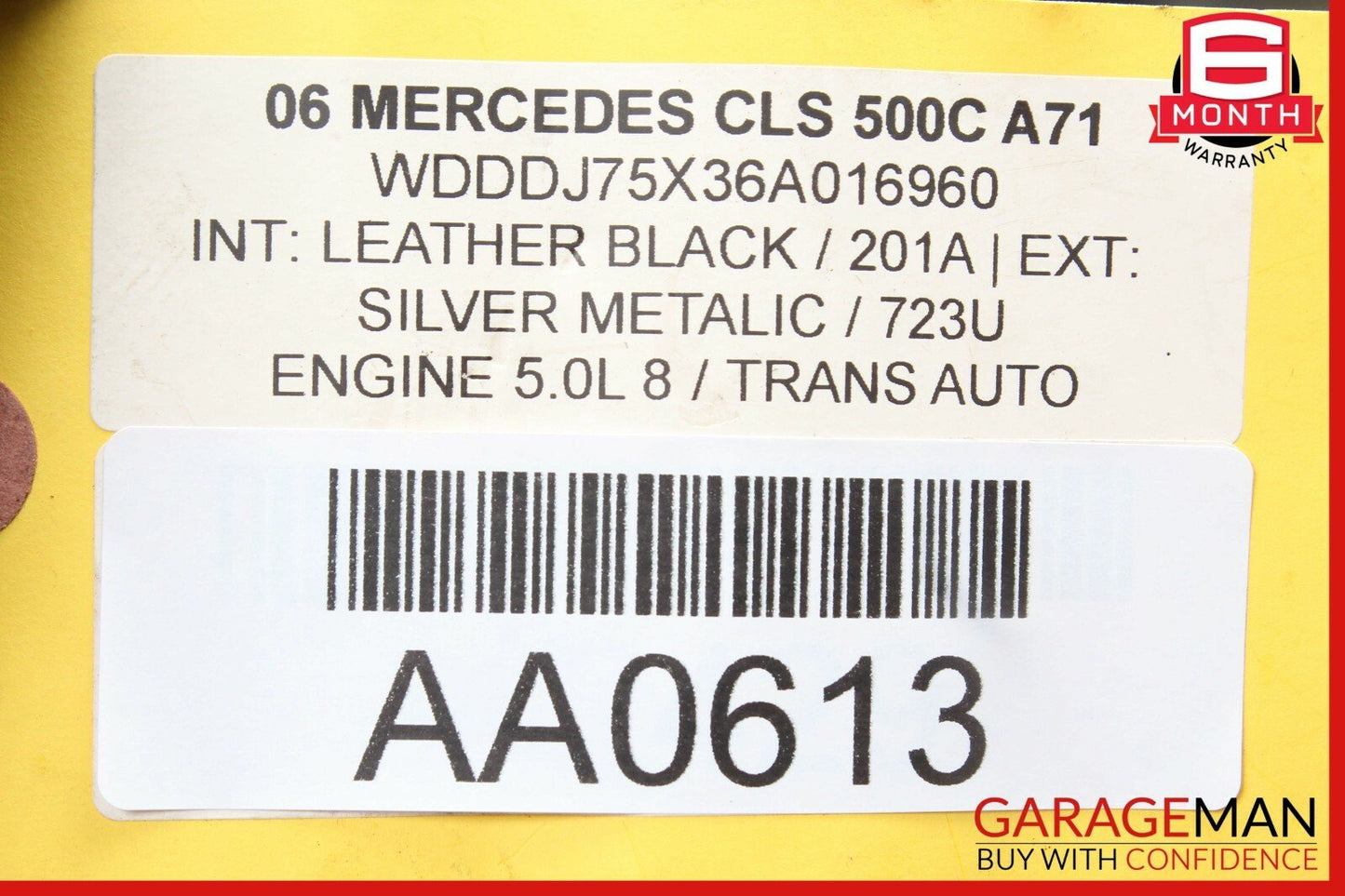 03-09 Mercedes CLS500 CLK500 E320 E500 Multi Contour Seat Vacuum Pump
