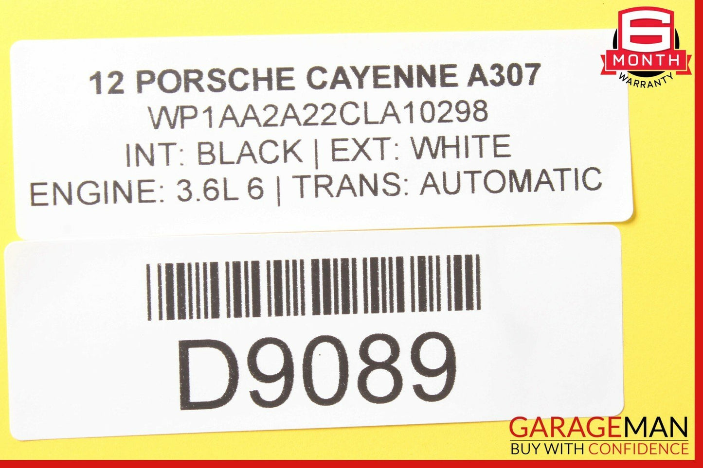 11-17 Porsche Cayenne 958 Parking Brake Control Switch Button 7P5927225 OEM