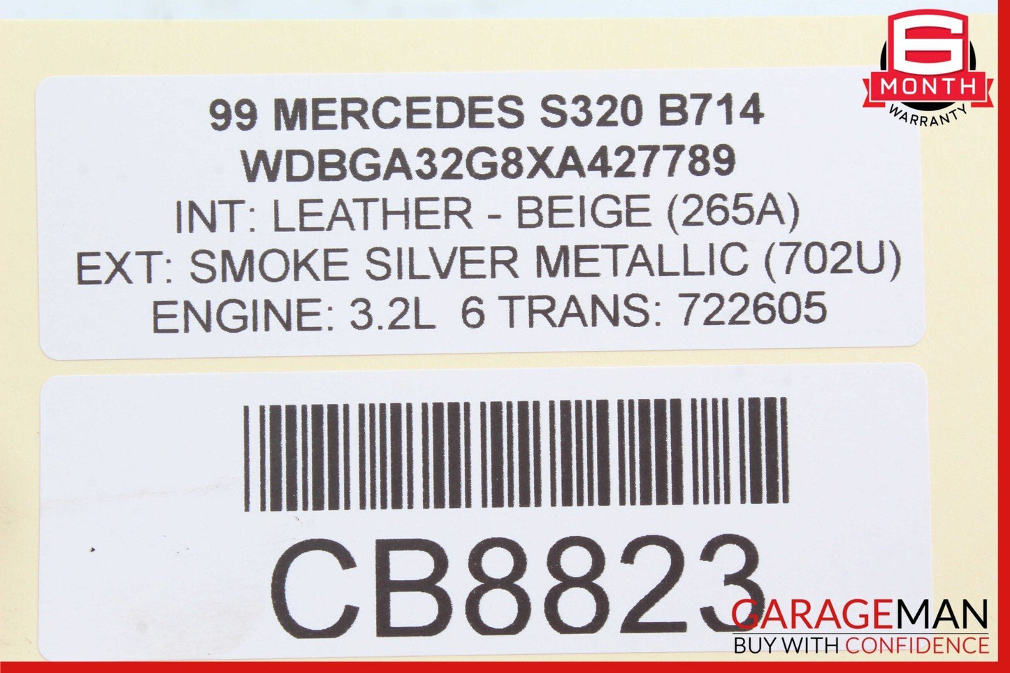94-99 Mercedes W140 S320 S420 Engine Starter Motor OEM