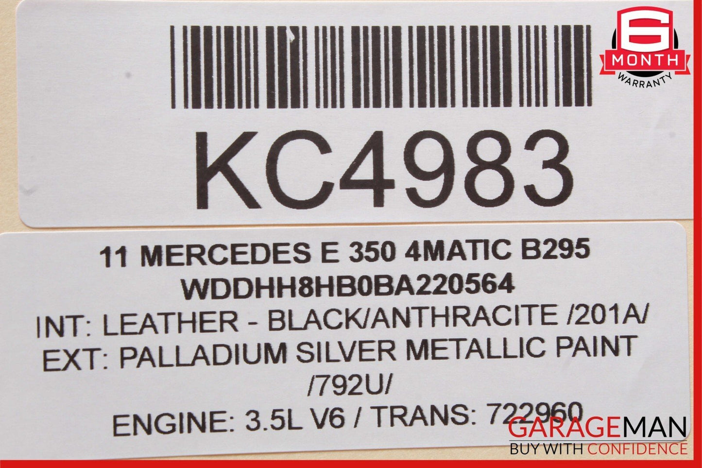 08-15 Mercedes W212 E350 4MATIC Front Left Side Door Control Module 2128203385