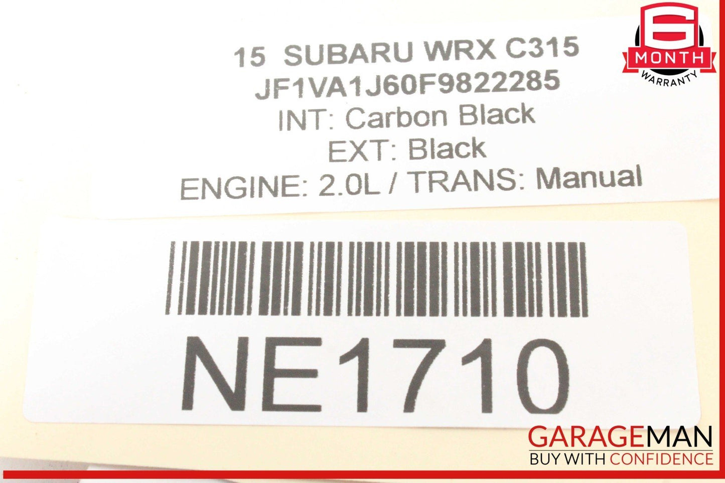 15-21 Subaru WRX Tire Pressure Monitoring System TPMS Control Module Unit OEM