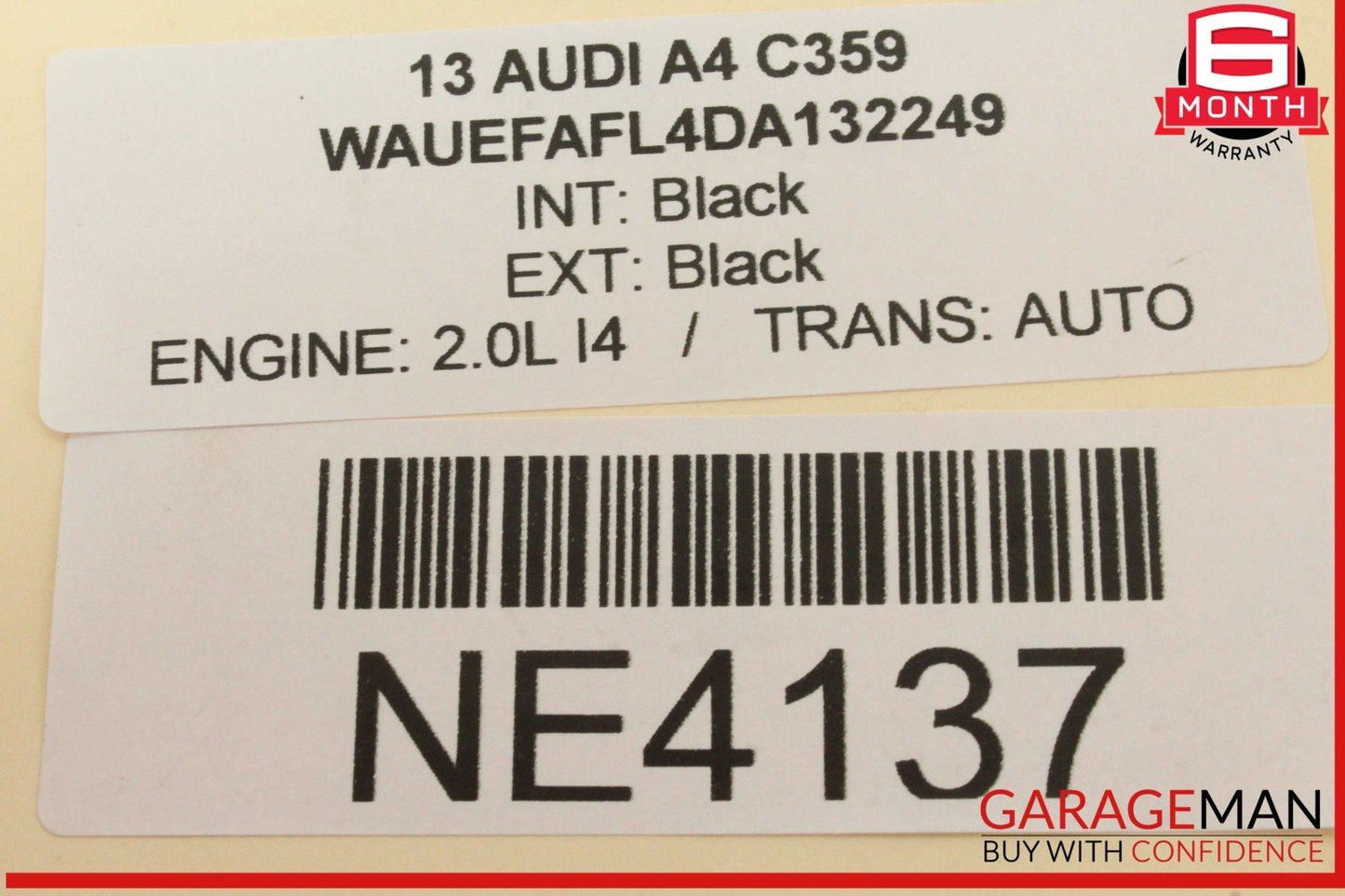 09-18 Audi A4 A6 A7 S4 Rear Left Driver Side Upper Control Arm 8K0505323H OEM
