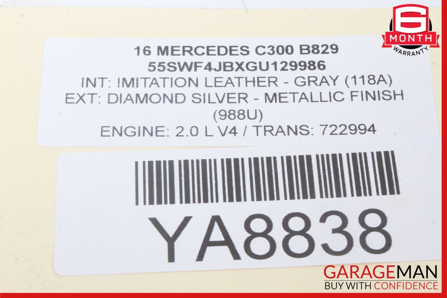 15-20 Mercedes W205 C300 C350e C400 A/C AC Heater Climate Control Switch OEM