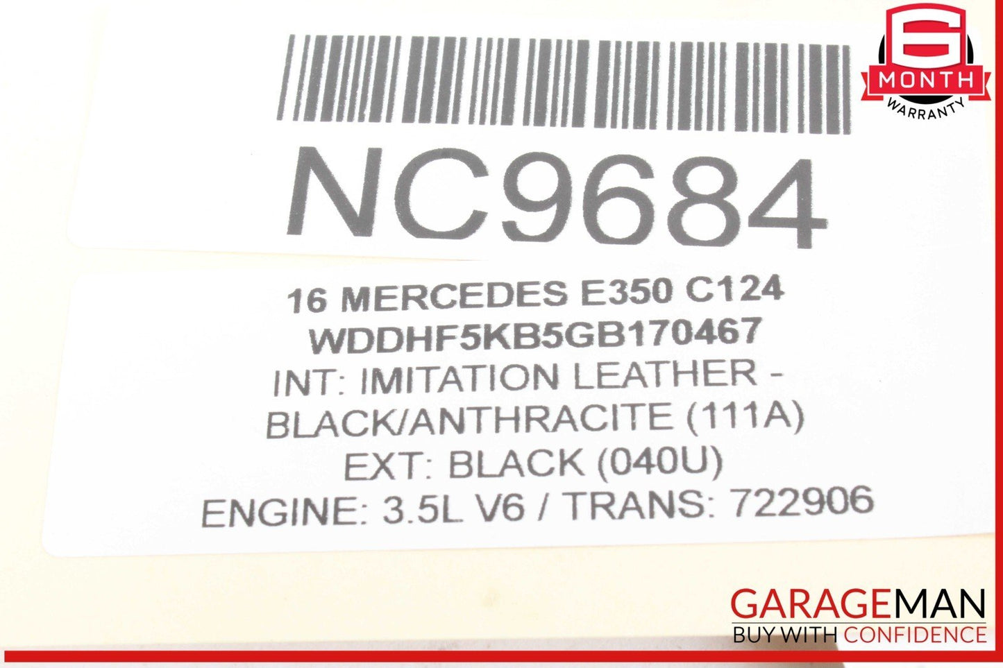 08-17 Mercedes W212 E350 C350 C300 Rear Left / Right Axle CV Half Shaft OEM