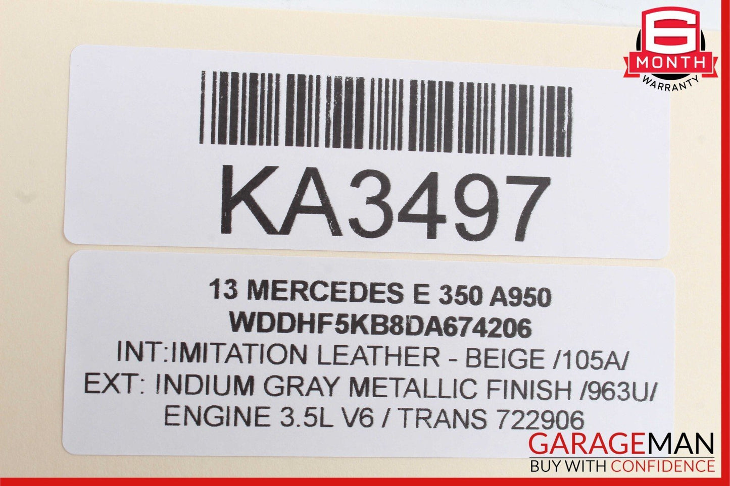 08-18 Mercedes E350 SLK250 C250 CLS400 Front Right Side Door Control Module Unit
