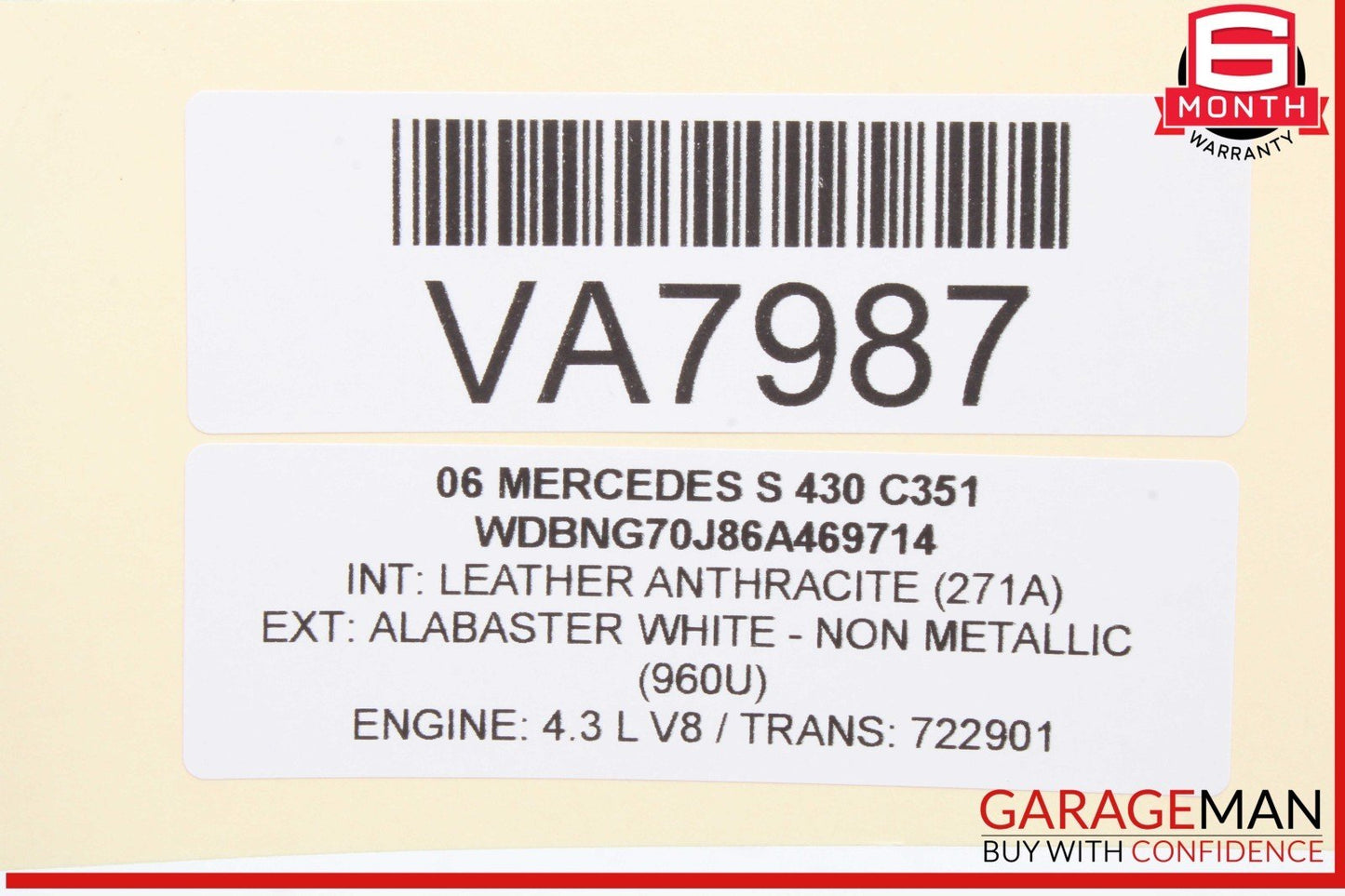 03-06 Mercedes W220 S430 ABS PML Control Electronic Stability Unit ESP OEM
