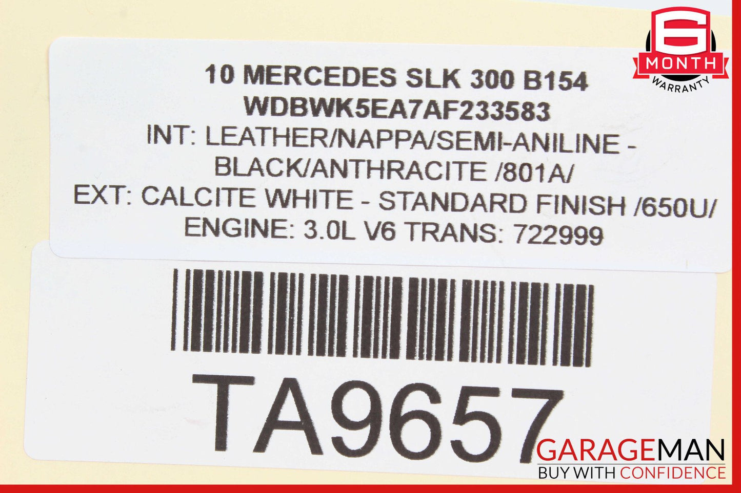 09-11 Mercedes R171 SLK300 ABS Anti Lock Brake Pump ESP Module OEM