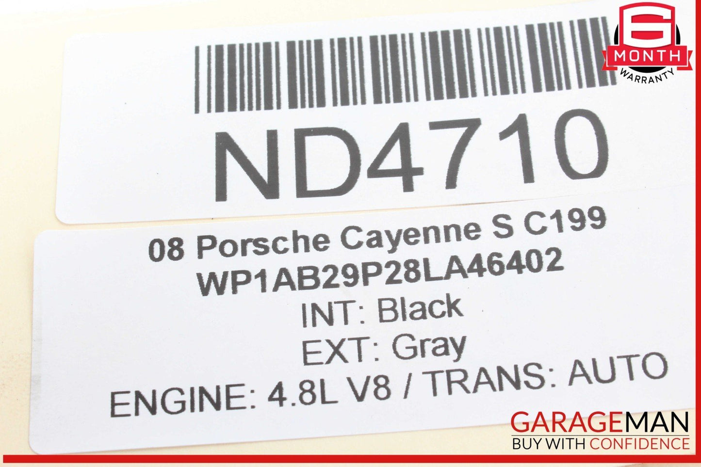 03-10 Porsche Cayenne S 955 957 Rear Left or Right Upper Rearward Control Arm
