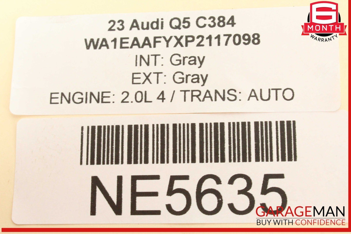 18-24 Audi Q5 SQ5 Rear Right Passenger Side Upper Control Arm 80A505398A OEM