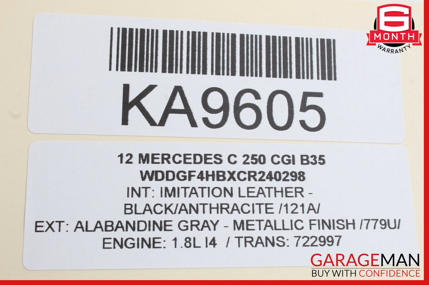 08-18 Mercedes W204 C250 E350 Front Right Side Door Control Module OEM