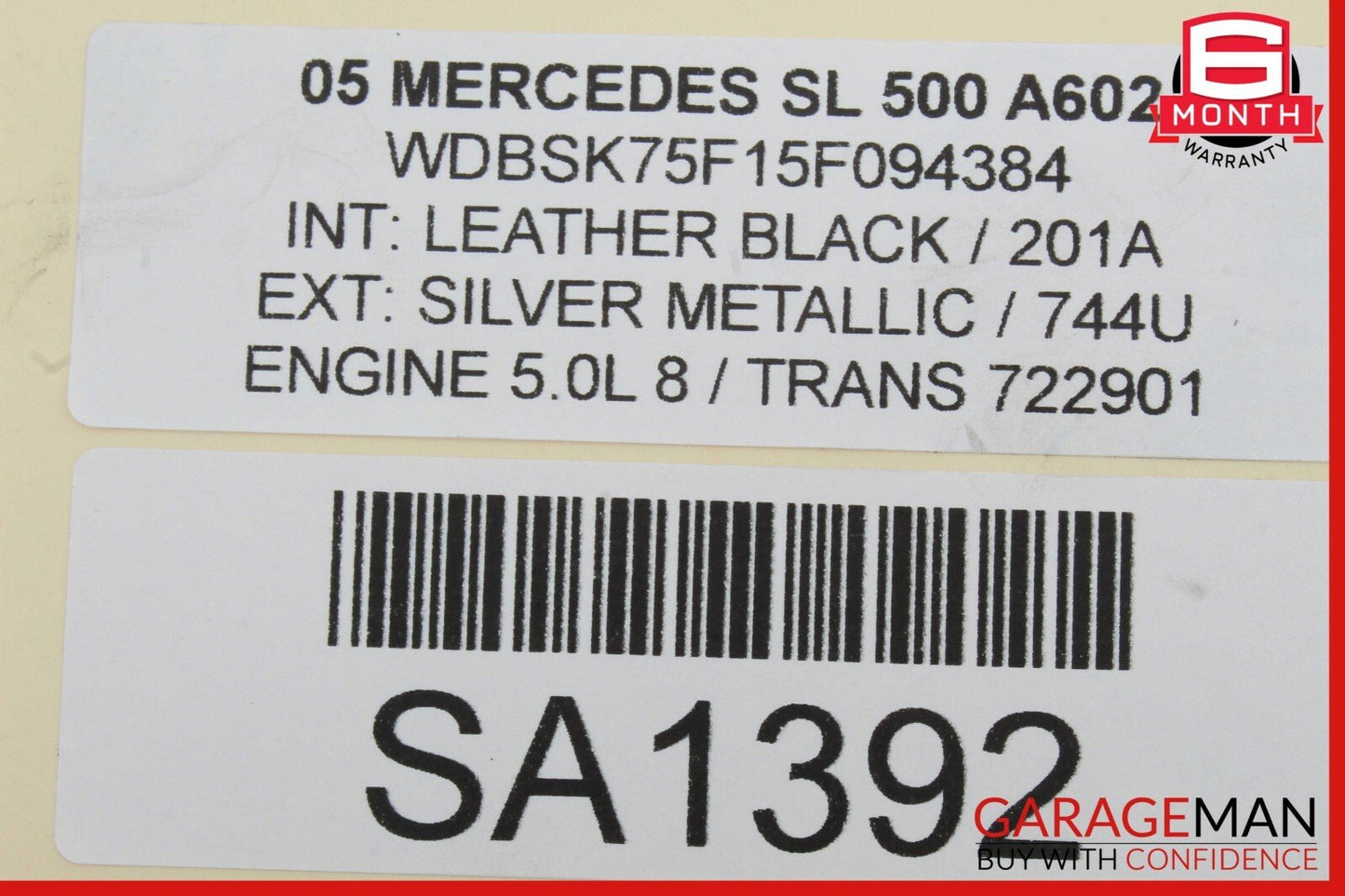 03-08 Mercedes R230 SL500 Antenna AMP Amplifier Booster Module 2308203289 OEM