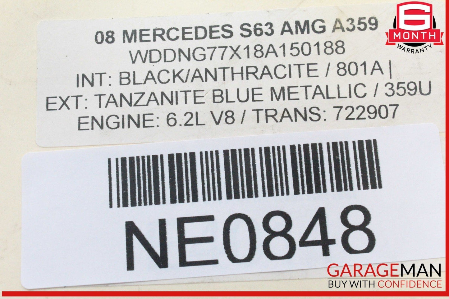 07-13 Mercedes W221 S63 AMG AC A/C Heater Control Module Unit 2218704192 OEM