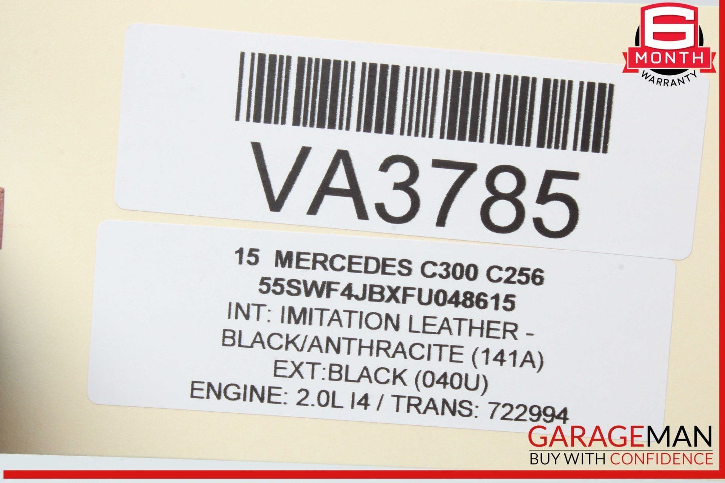 15-18 Mercedes W205 C300 C400 Rear Left Driver Side Door Control Module Unit OEM