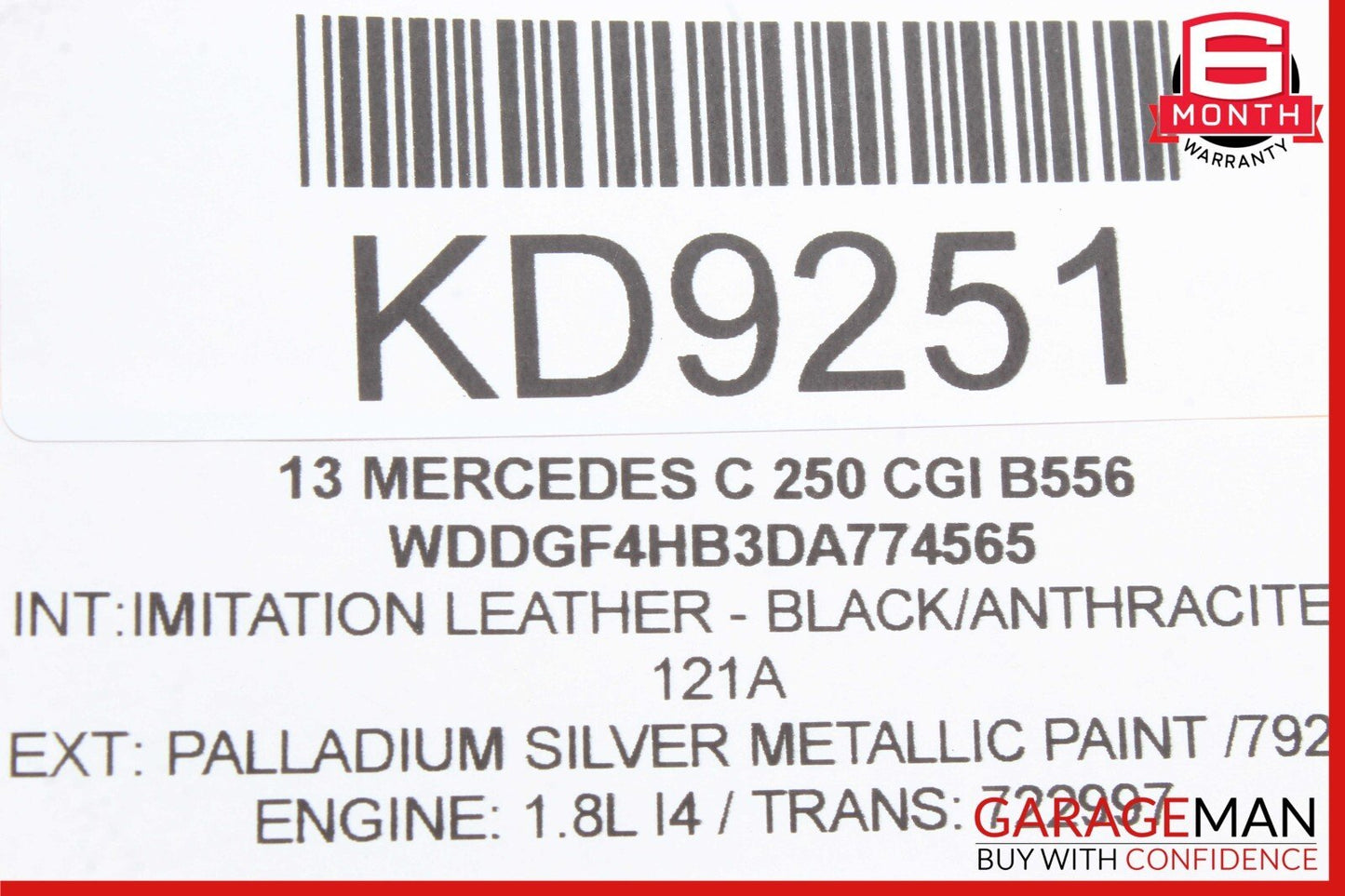 08-18 Mercedes W204 C250 C300 SLK250 Front Right Side Door Control Module Unit