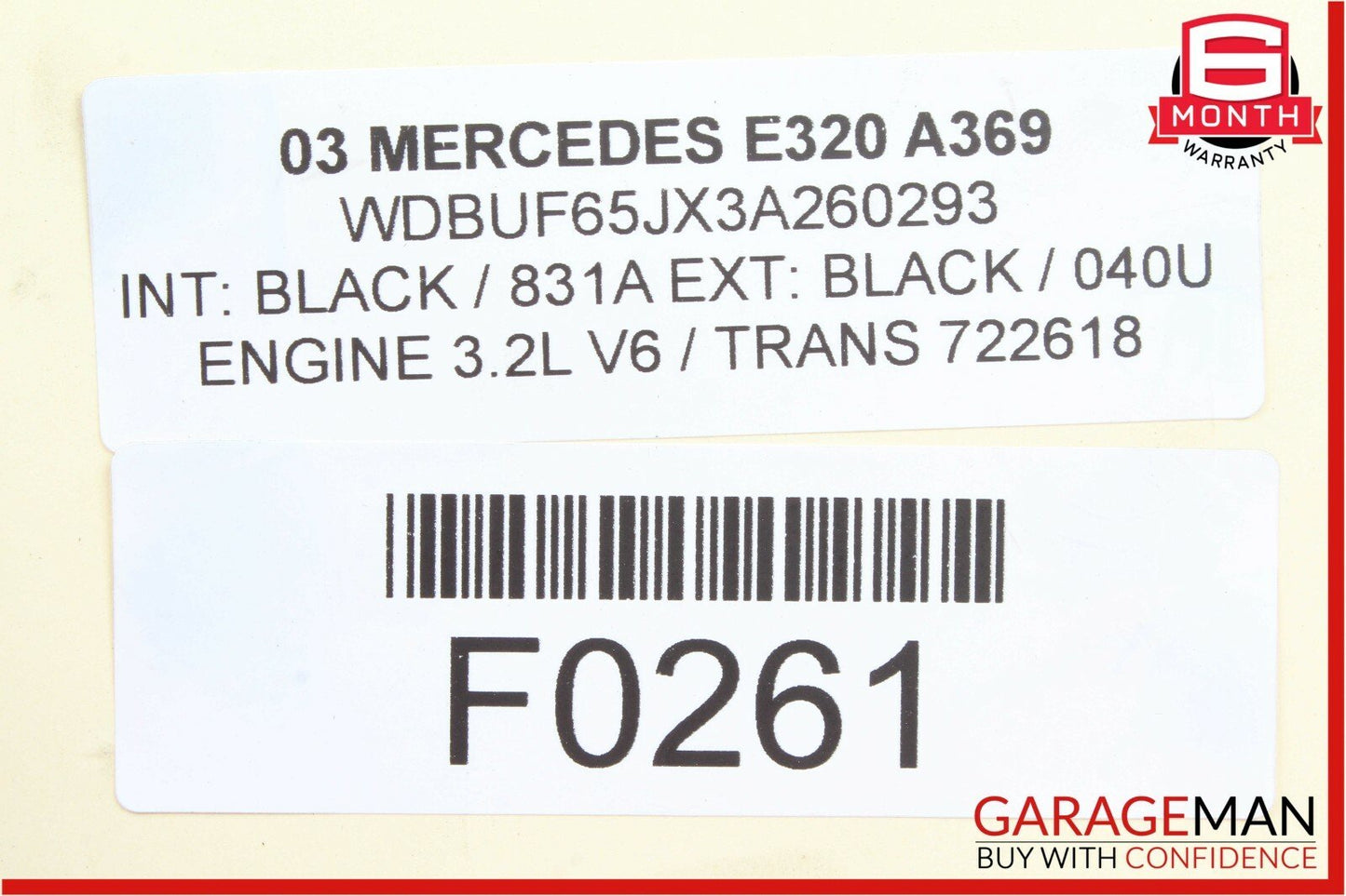 03-09 Mercedes W211 E320 E500 E350 Rear Left Side Door Lock Latch Actuator OEM
