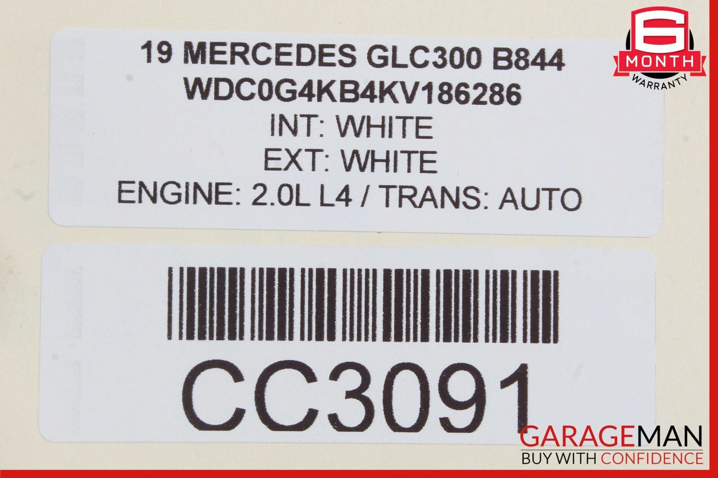 15-25 Mercedes X253 GLC300 C300 Front Right or Left Side Top Upper Seat Cushion