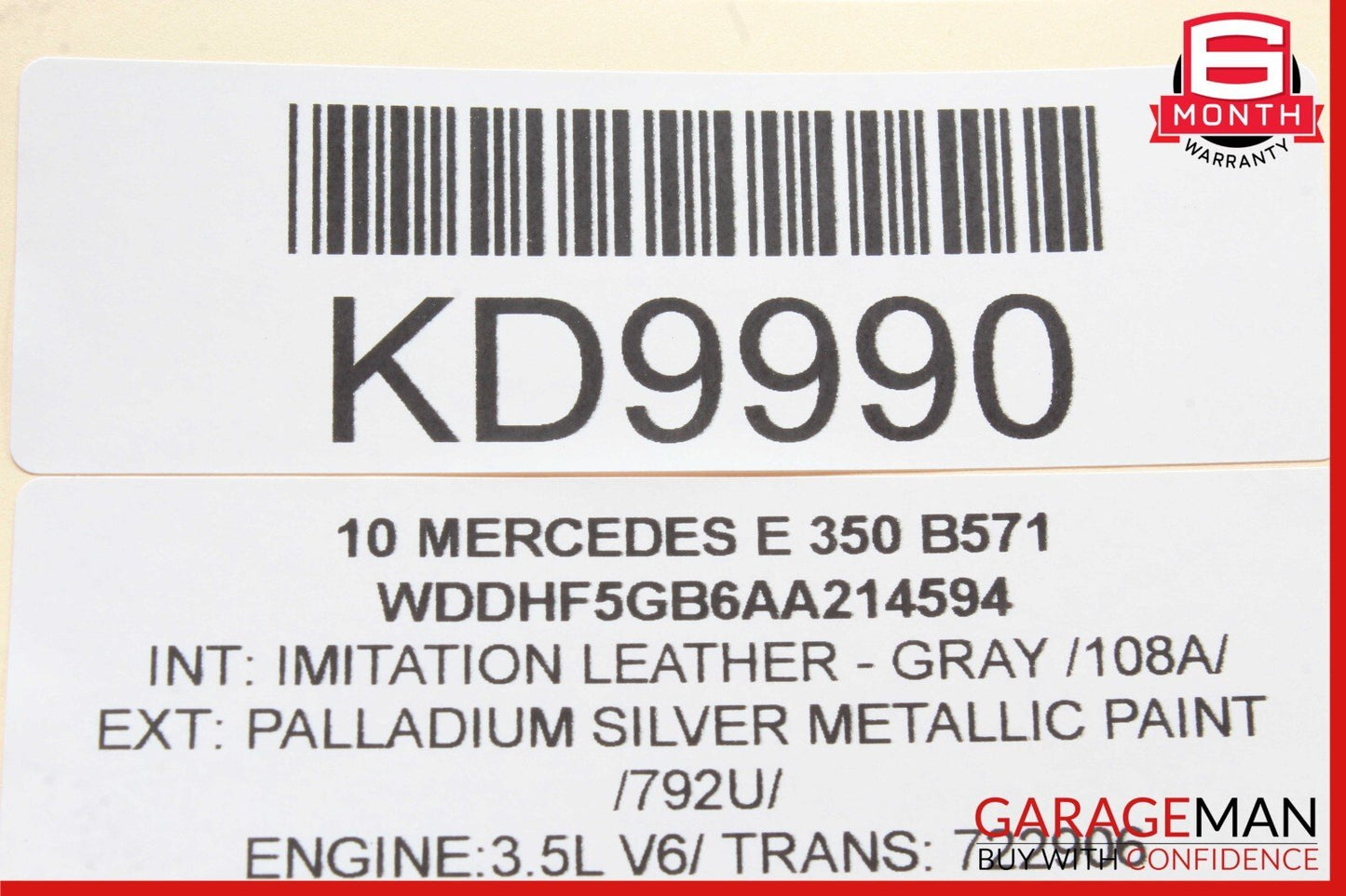 08-14 Mercedes W212 E500 C350 Rear Right Side Door Control Module OEM