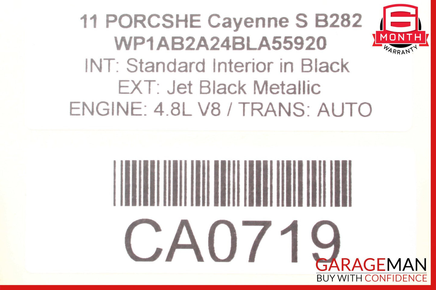 11-17 Porsche Cayenne 958 Front Right Passenger Side Lower Control Arm OEM