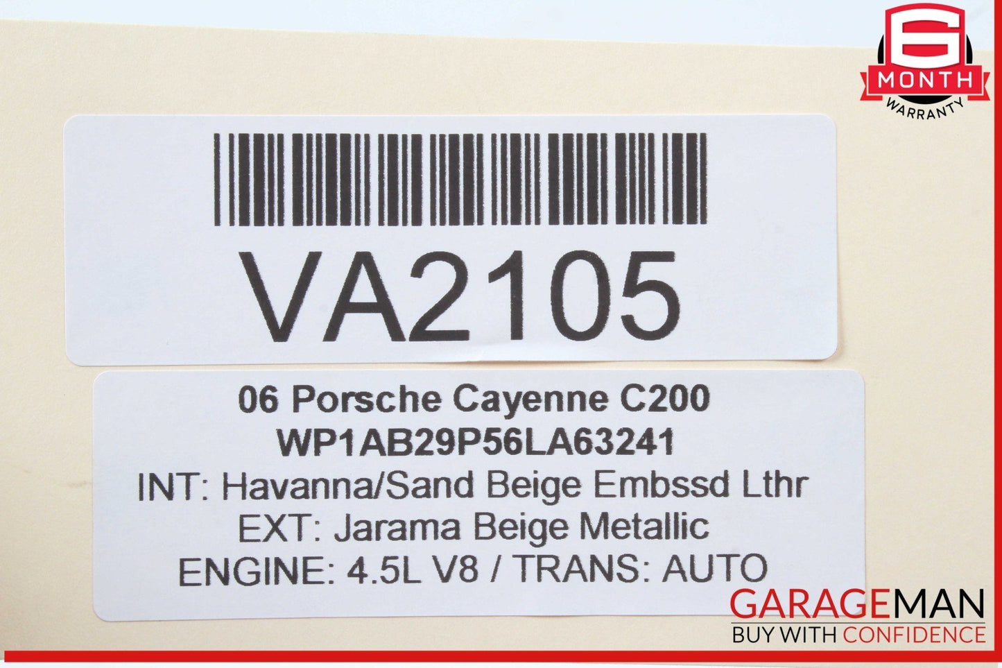 03-10 Porsche Cayenne 955 957 Front Left / Right Drive CV Axle Shaft Driveshaft