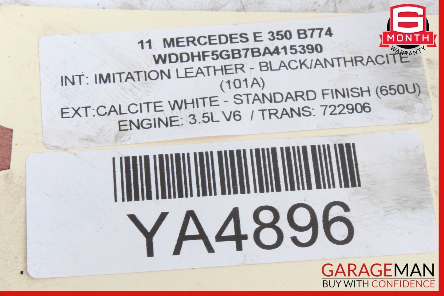 05-11 Mercedes W212 E350 R350 C300 Engine Motor Oil Pump Assembly OEM