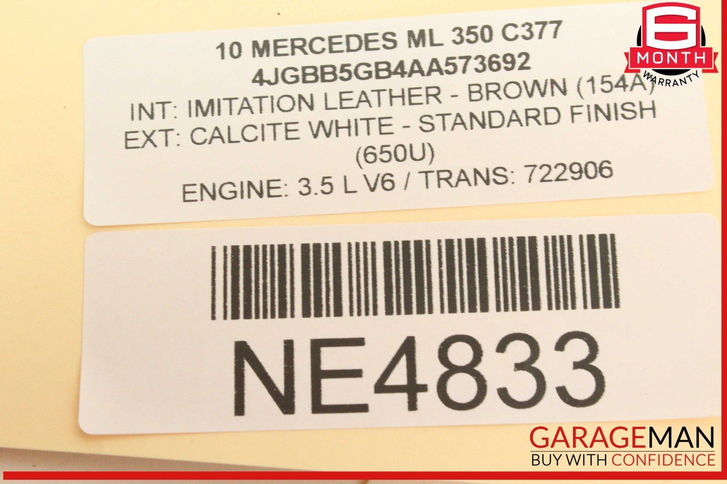 06-13 Mercedes W164 ML350 GL450 Gas Throttle Pedal Accelerator 1643000504 OEM