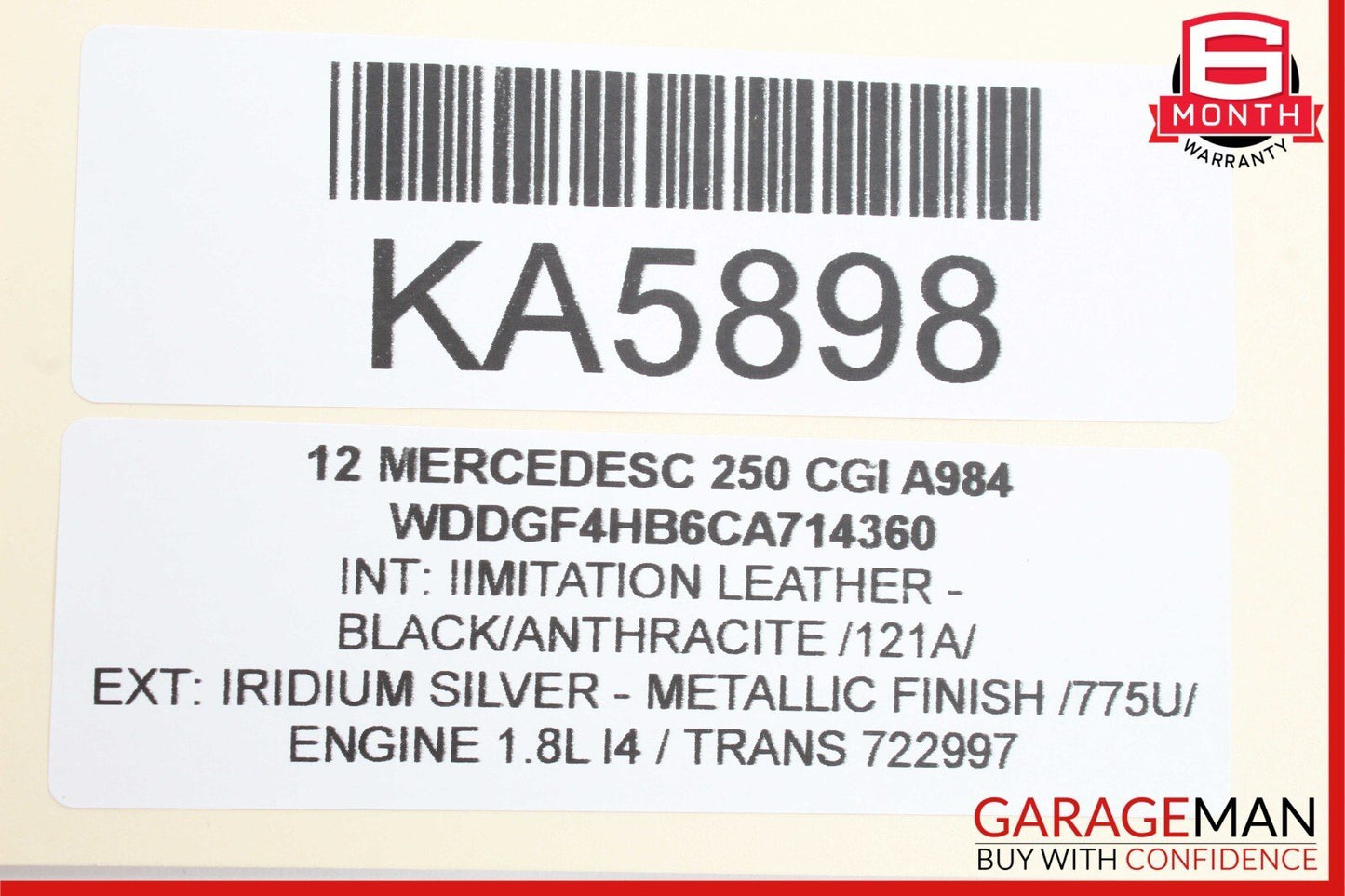 08-18 Mercedes W204 C250 C300 Rear Right Side Door Control Module OEM