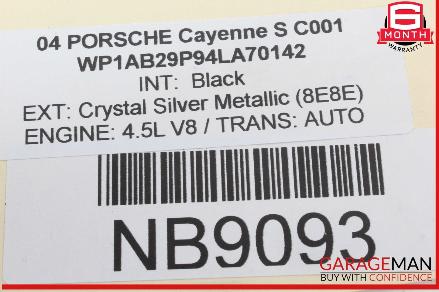 03-10 Porsche Cayenne S 955 957 Steering Column Combination Switch Assembly OEM