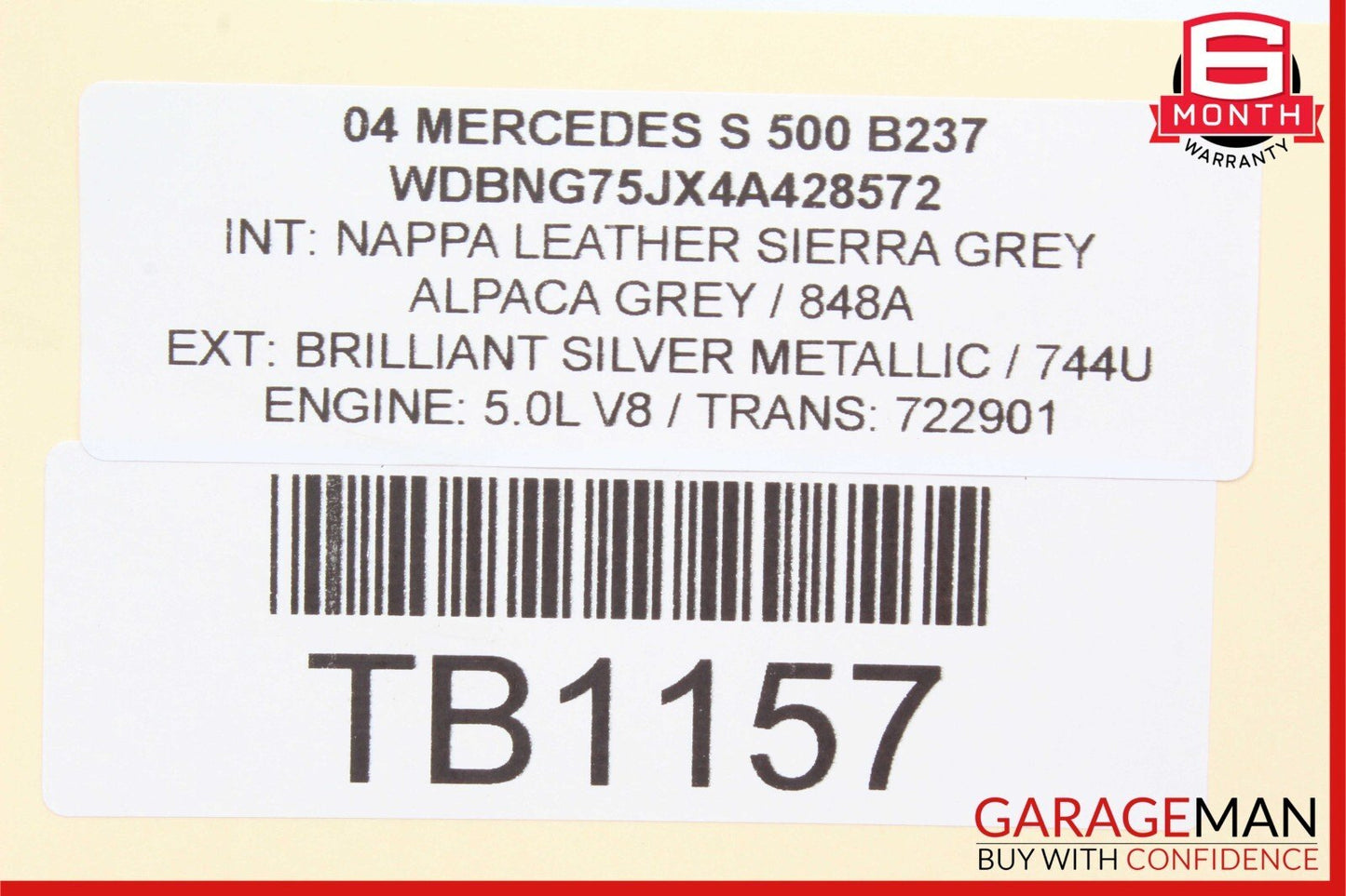 00-06 Mercedes W220 S500 CL55 AMG S500 ABS Anti Lock Brake Pump ESP Module OEM
