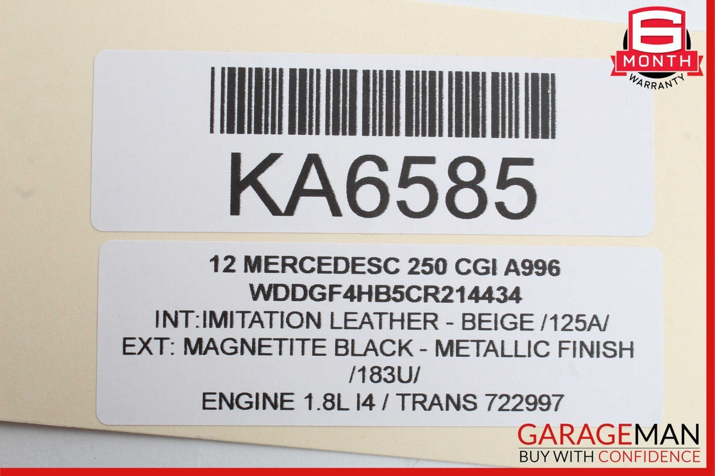 08-18 Mercedes C250 E350 CLS400 SLK350 Front Left Side Door Control Module Unit