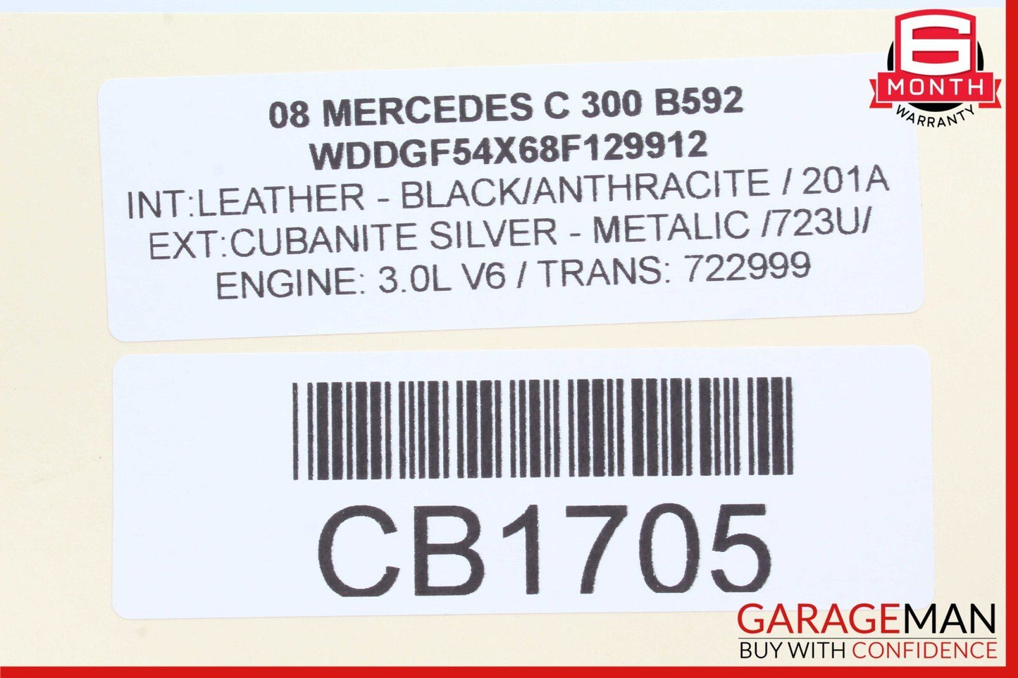 08-14 Mercedes W204 C300 C250 C350 Rear Left Or Right Axle CV Half Shaft OEM