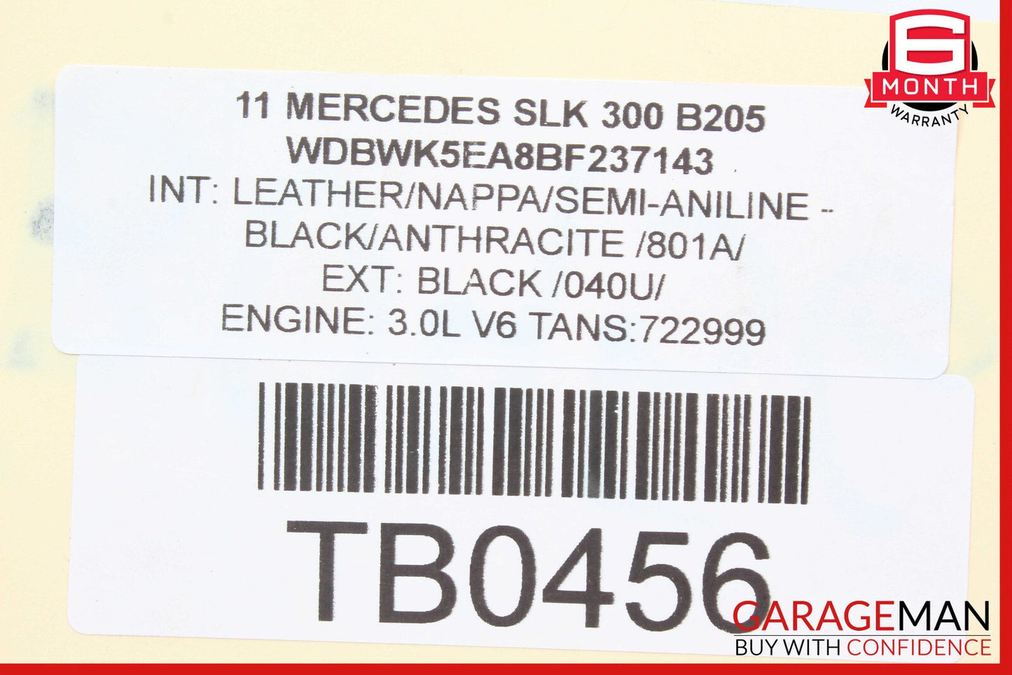 08-17 Mercedes R171 SLK300 E350 Front Right Side Spindle Knuckle Hub OEM
