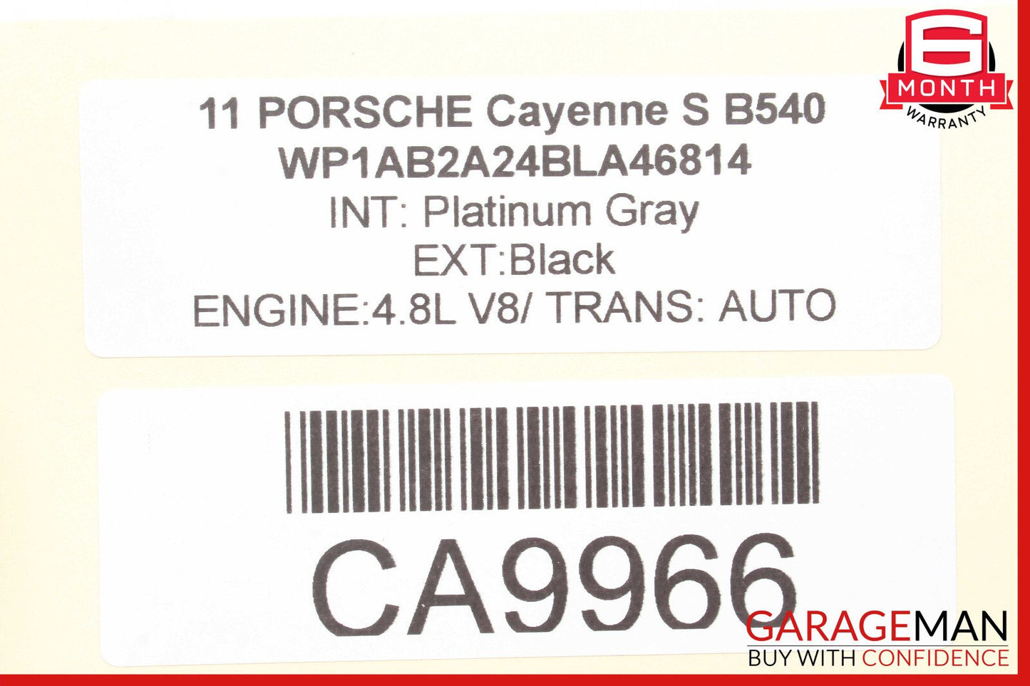 11-17 Porsche Cayenne 958 Front Right Passenger Side Lower Control Arm OEM