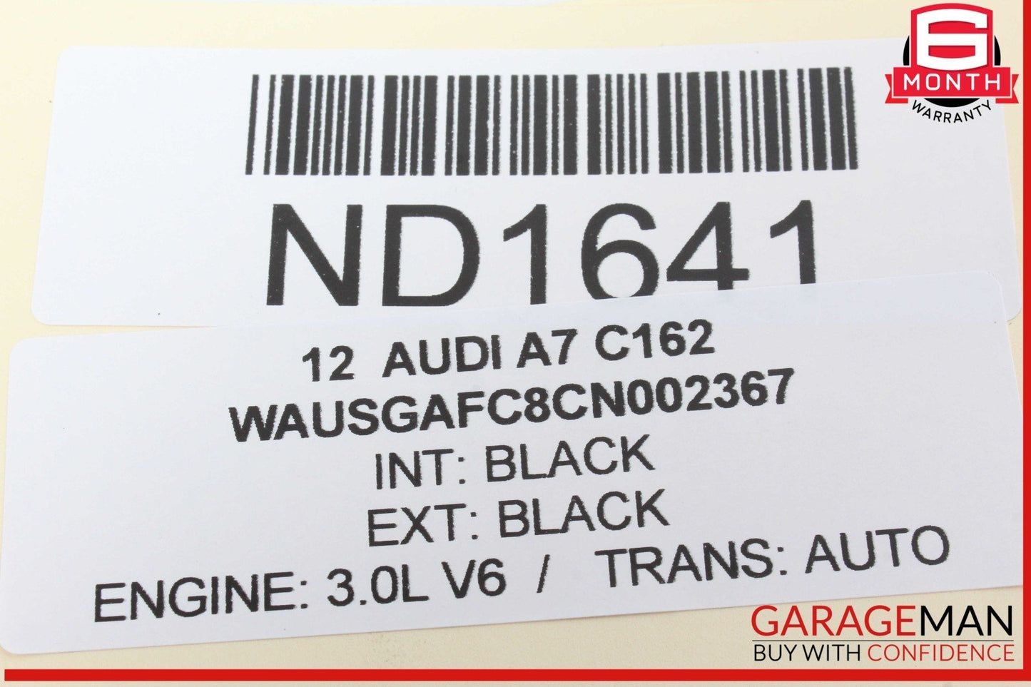 12-18 Audi A7 Quattro Front Steering Column Trim Cover Assembly OEM