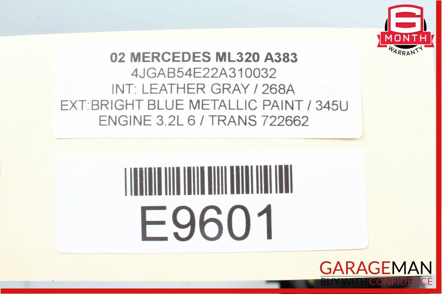 02-05 Mercedes W163 ML320 Front Right Passenger Side Door Audio Sound Speaker