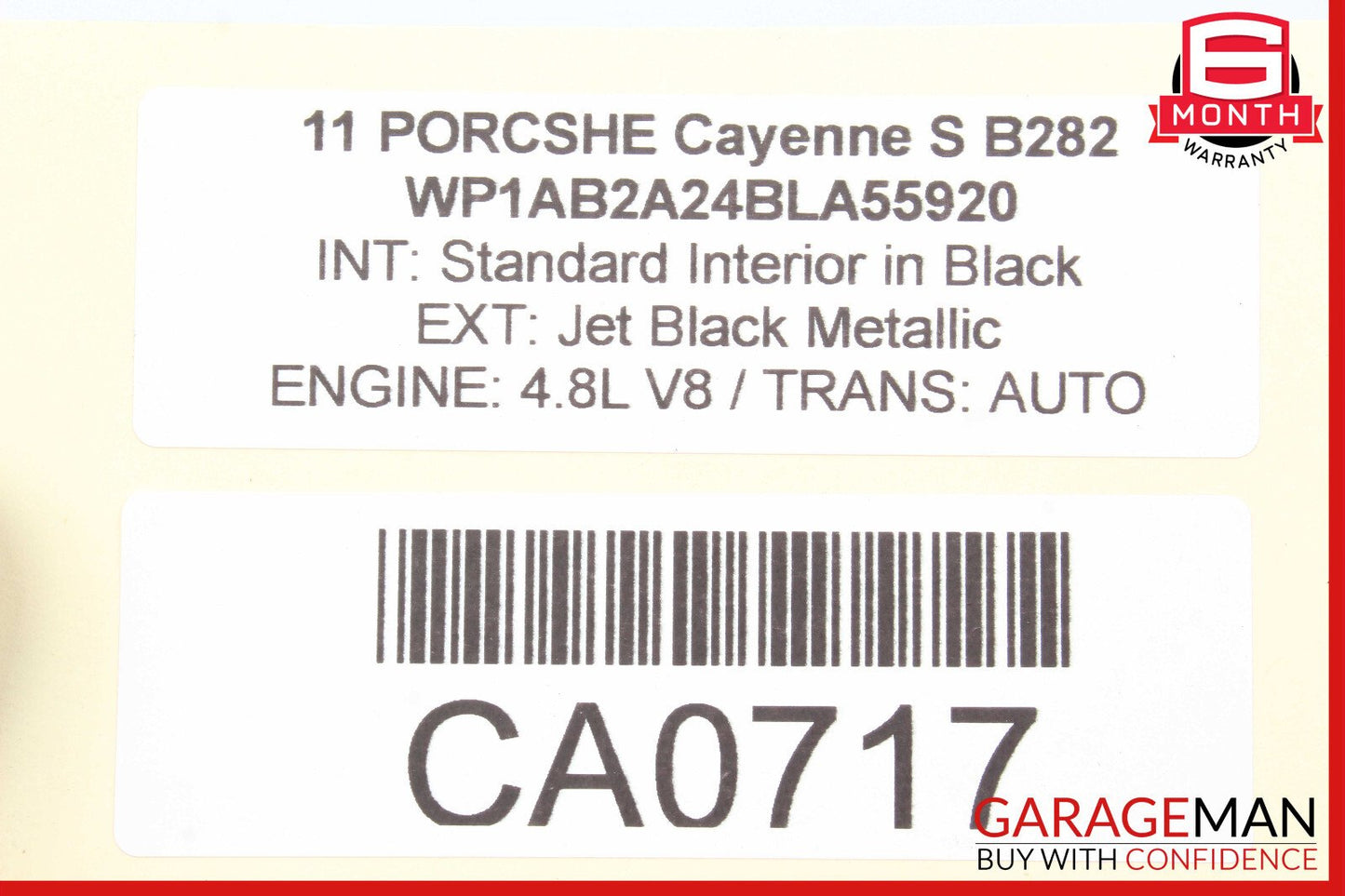 11-17 Porsche Cayenne 958 Front Left Driver Side Lower Control Arm OEM