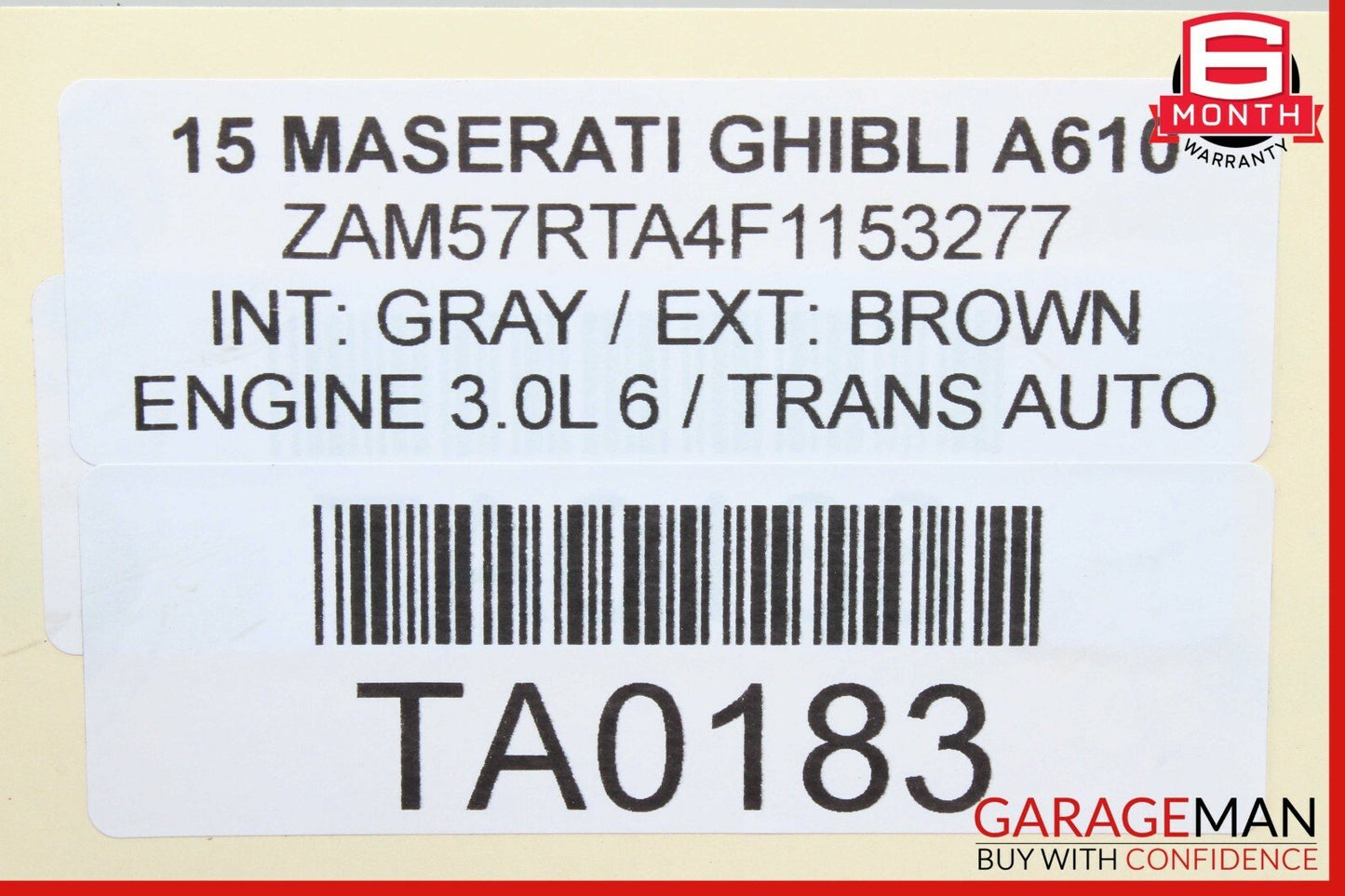 14-17 Maserati Ghibli Right Side Gas Gasoline Fuel Pump Sending Unit OEM
