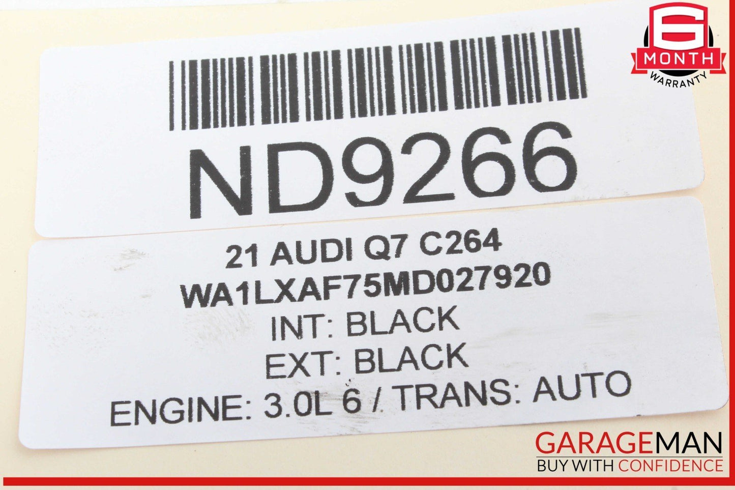 17-24 Audi Q7 Q5 Rear Left / Rear Right Upper Forward Control Arm 4M0505361G OEM