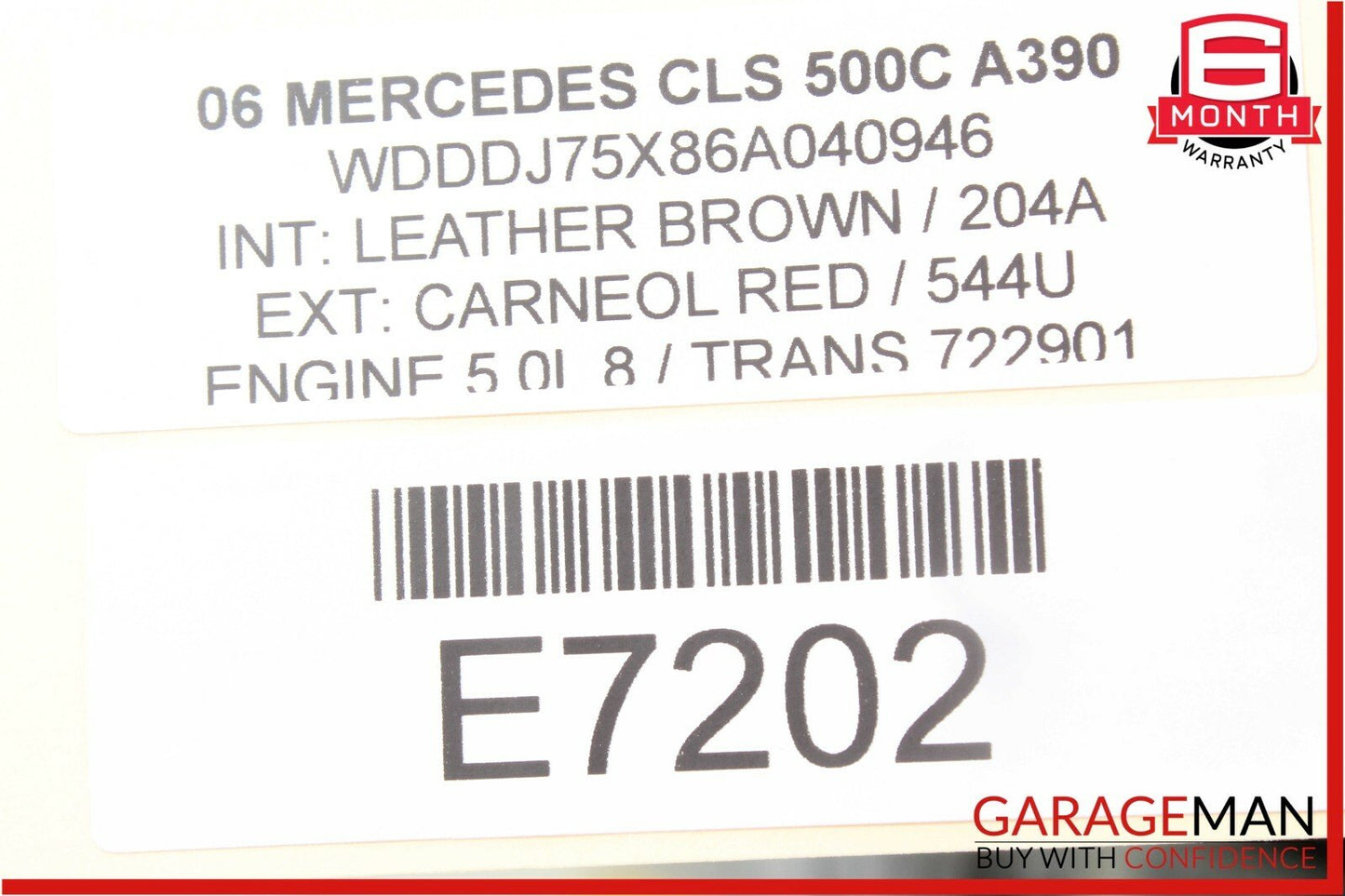 03-06 Mercedes W219 CLS500 CLS55 AMG HID Xenon Headlight Ballast OEM
