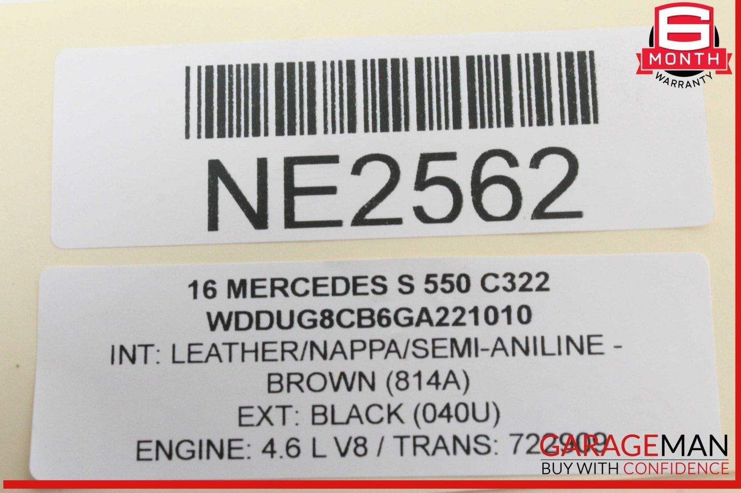 14-20 Mercedes W222 S550 S450 S600 Rear Left or Right Side Lower Control Arm OEM