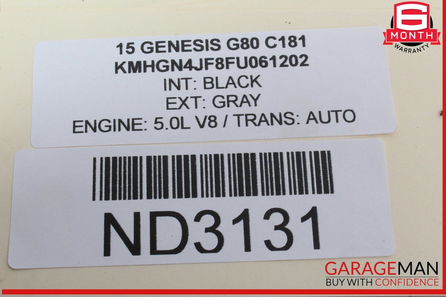15-17 Hyundai Genesis G80 Auto Transmission Gear Shifter Selector OEM