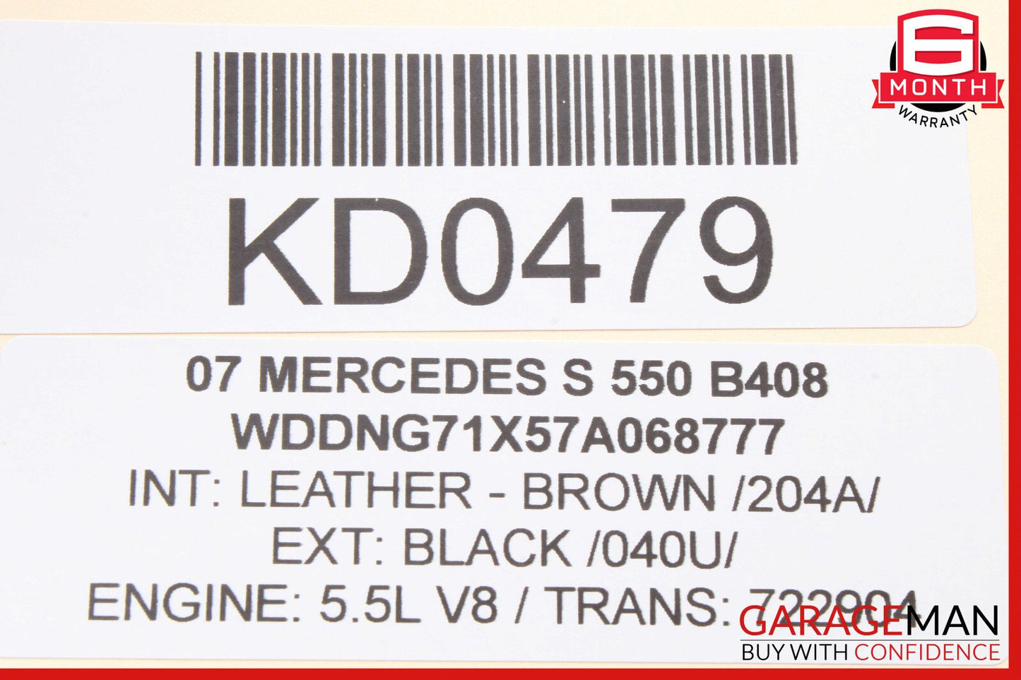 07-13 Mercedes W221 S550 CL550 Dashboard Dash AC A/C Air Vent Left Brown OEM