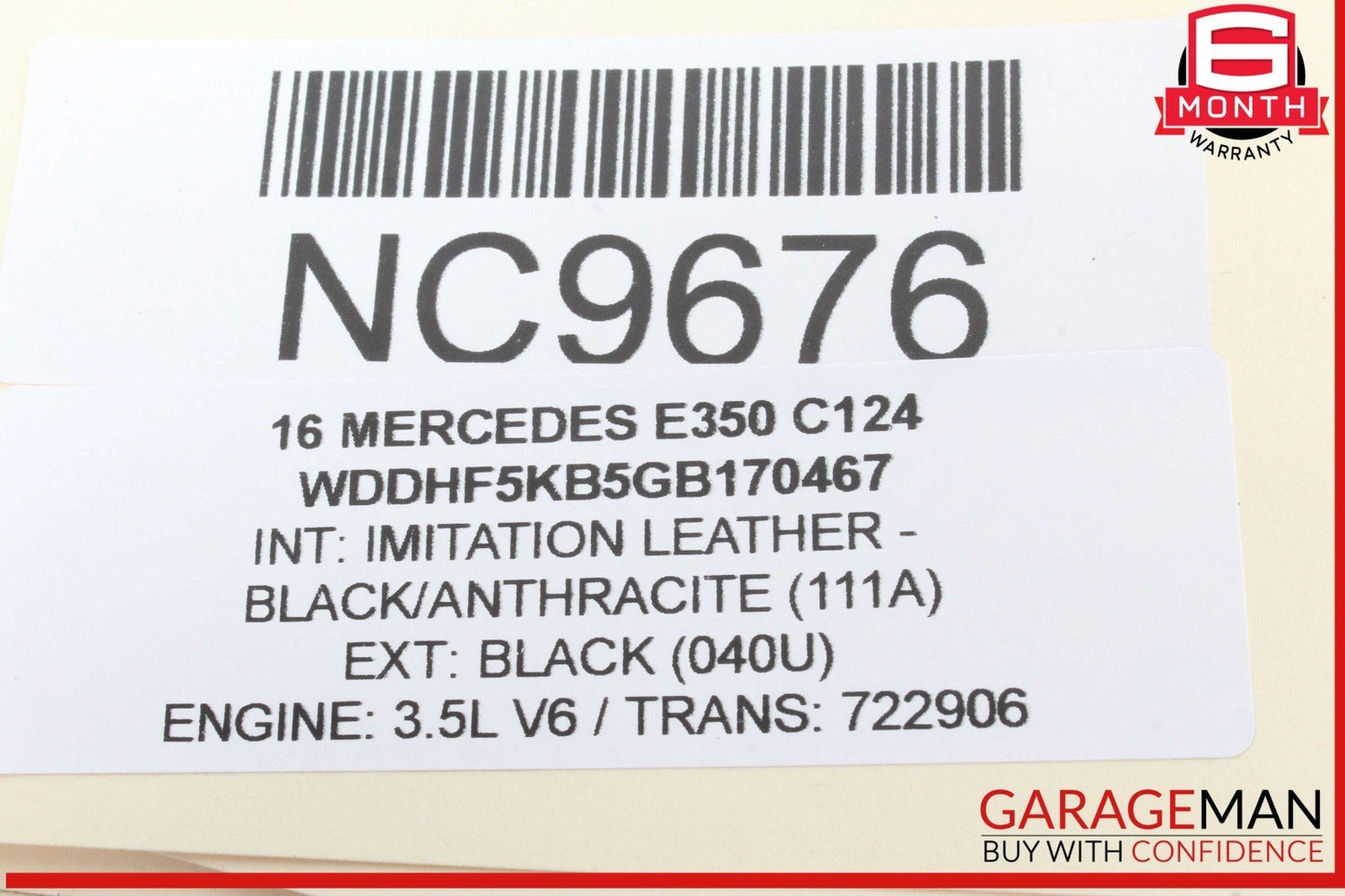 08-17 Mercedes W212 E350 Rear Right Side Suspension Upper Control Arm OEM