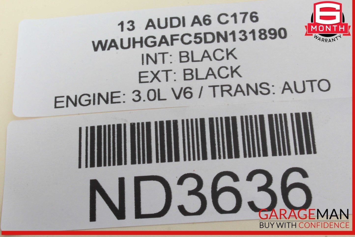 09-18 Audi A6 A7 S4 A4 Rear Left or Right Side Lower Forward Control Arm OEM