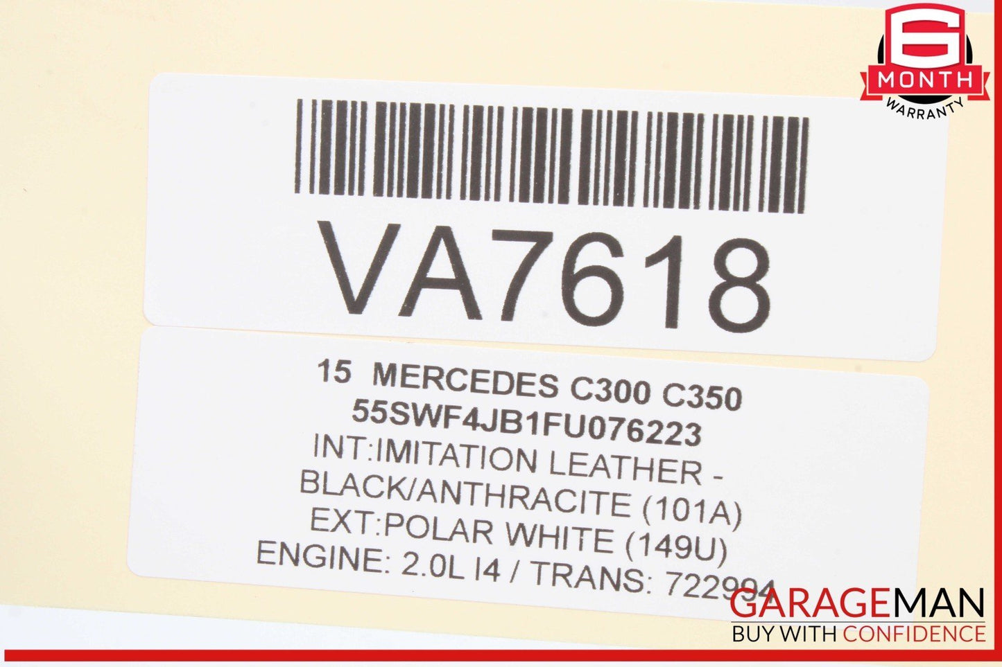 15-23 Mercedes W205 C300 C400 GLC300 Rear Left Side Door Control Module Unit OEM