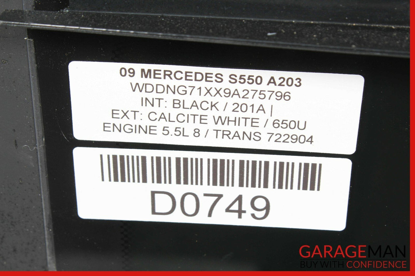 07-13 Mercedes W221 S550 S63 AMG Rear Pano Panoramic Roof Auto Glass OEM
